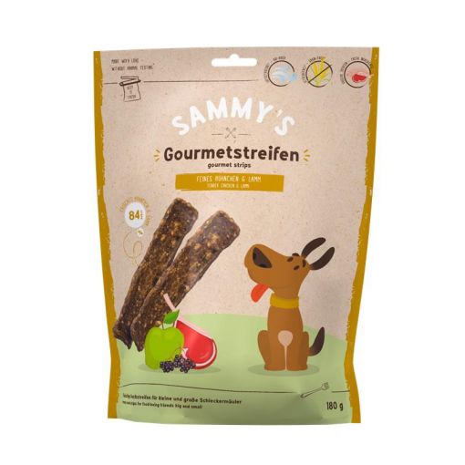 Bosch Sammys Gourmetstreifen Hühnchen & Lamm 180g (Menge: 6 je Bestelleinheit)