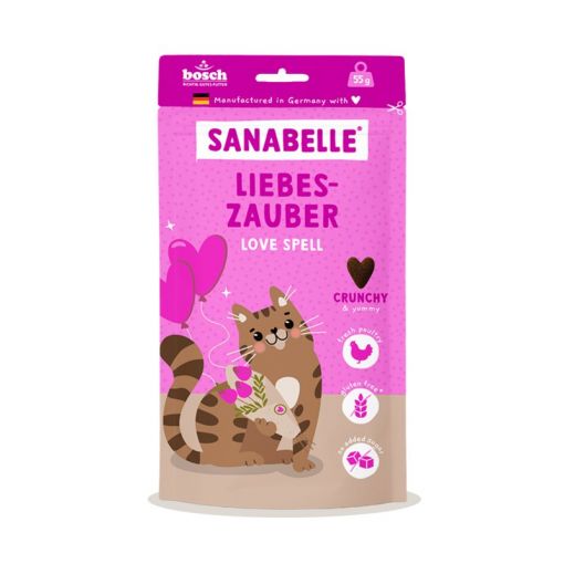 Sanabelle Snack Liebeszauber 55g (Menge: 7 je Bestelleinheit) Sanabelle Snack Liebeszauber 55g (Menge: 7 je Bestelleinheit)