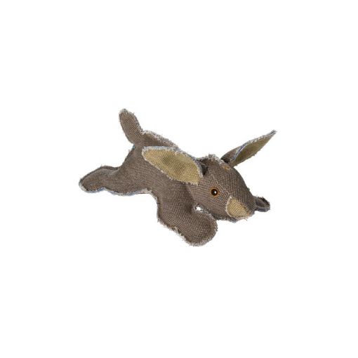 Hunter Hundespielzeug Canvas Wild Rabbit braun/blau 20 cm