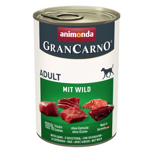 Animonda GranCarno Adult mit Wild 400g (Menge: 6 je Bestelleinheit)