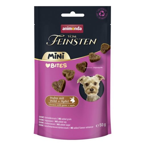 Animonda vom Feinsten Mini Adult Love Bites Huhn mit Wild & Apfel 50 g (Menge: 10 je Bestelleinheit)