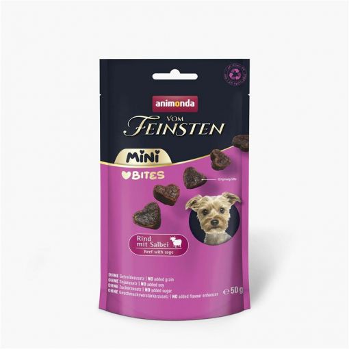 Animonda Dog vom Feinsten Mini Bites mit Rind & Salbei 50g (Menge: 10 je Bestelleinheit)