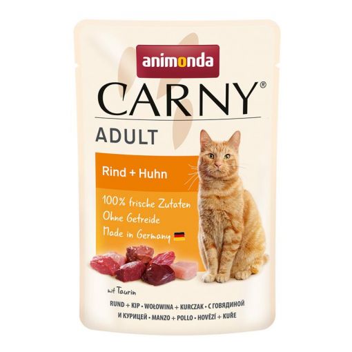 Animonda Carny Adult Rind & Huhn 85g (Menge: 12 je Bestelleinheit)