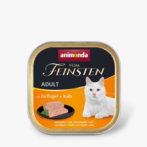 Animonda vom Feinsten Adult Geflügel & Kalb 100g (Menge: 32 je Bestelleinheit)