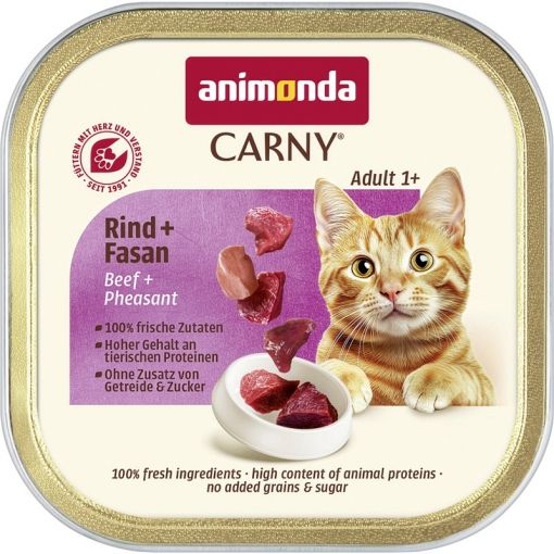 Animonda Cat Carny Adult Rind & Fasan 85g (Menge: 32 je Bestelleinheit)
