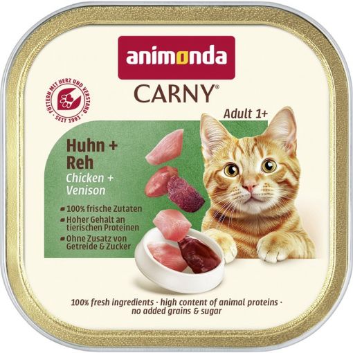 Animonda Cat Carny Adult Huhn & Reh 85g (Menge: 32 je Bestelleinheit)