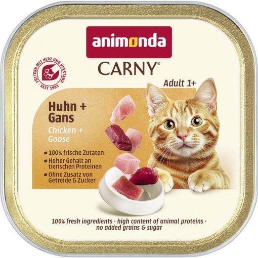 Animonda Cat Carny Adult Huhn & Gans 85g (Menge: 32 je Bestelleinheit)