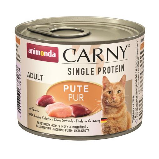 Animonda Cat Carny Adult Single Protein Pute pur 200g (Menge: 6 je Bestelleinheit)
