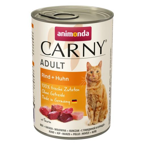 Animonda Carny Adult Rind & Huhn 400g (Menge: 6 je Bestelleinheit)