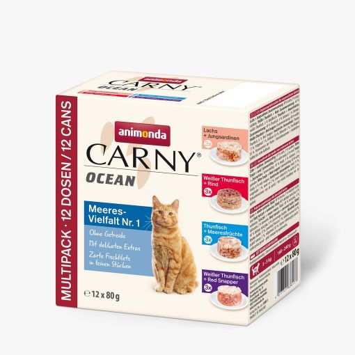 Animonda Cat Carny Adult Ocean Meeresvielfalt Nr.1 12 x 80 g