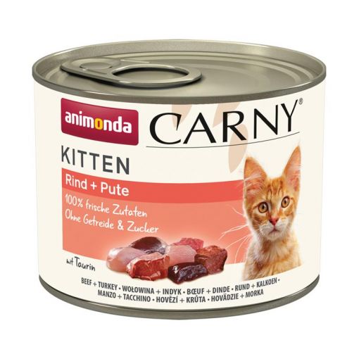 Animonda Carny Kitten Rind & Pute 200g (Menge: 12 je Bestelleinheit)