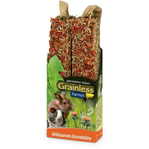 JR Farm Farmys Grainless Wildsamen-Distelblatt 140g (Menge: 8 je Bestelleinheit)