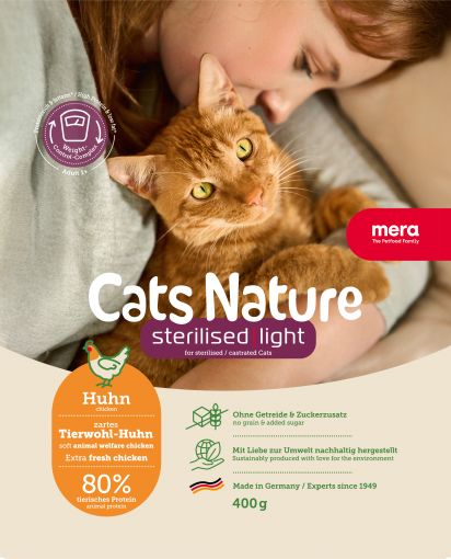 Mera Cat Nature Sterilized / Light Huhn 400g
