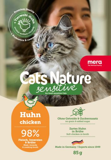 Mera Cat Nature Sensitive Adult Huhn 85g (Menge: 12 je Bestelleinheit) Mera Cat Nature Sensitive Adult Huhn 85g (Menge: 12 je Bestelleinheit)