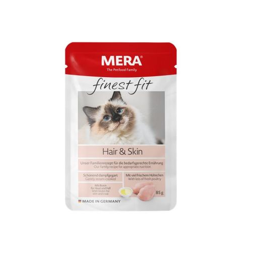 Mera Cat finest fit Nassfutter Hair & Skin 85g (Menge: 12 je Bestelleinheit)