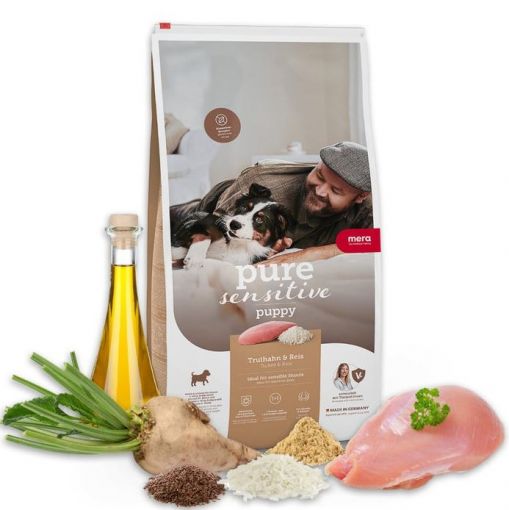 Mera Dog Pure Sensitive Puppy Truthahn & Reis 4kg