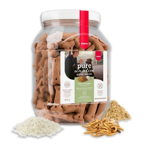 MeraDog Pure Sensitive Goody Snack Insect Protein 600g