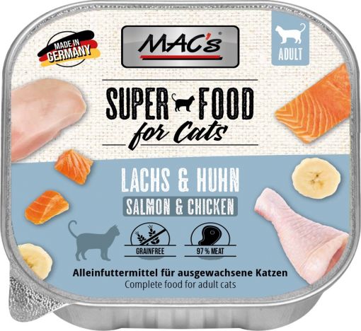 MACs Cat Lachs & Hühnchen 100g (Menge: 16 je Bestelleinheit)