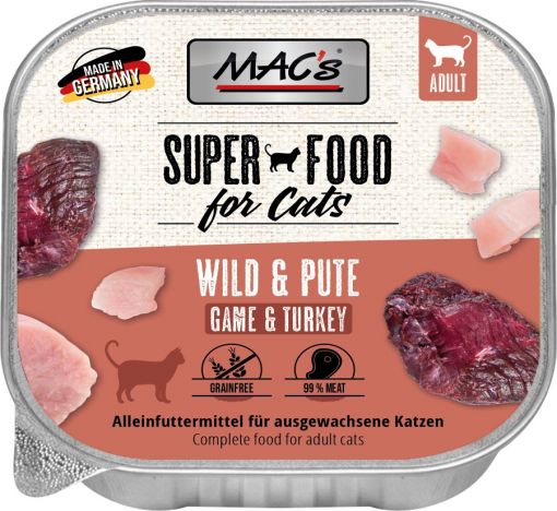 MACs Cat Wild & Pute 100g (Menge: 16 je Bestelleinheit)