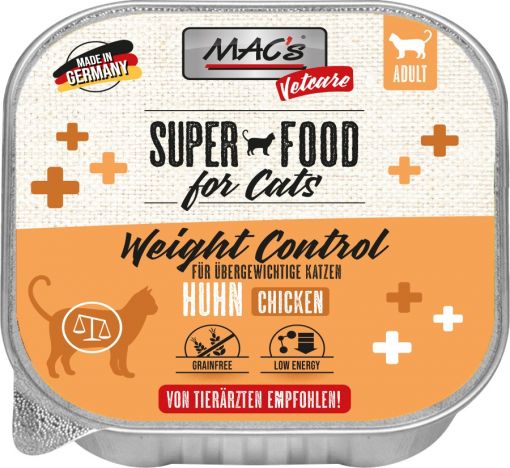 MACs Cat Vetcare Huhn Weight Control 100g (Menge: 16 je Bestelleinheit)