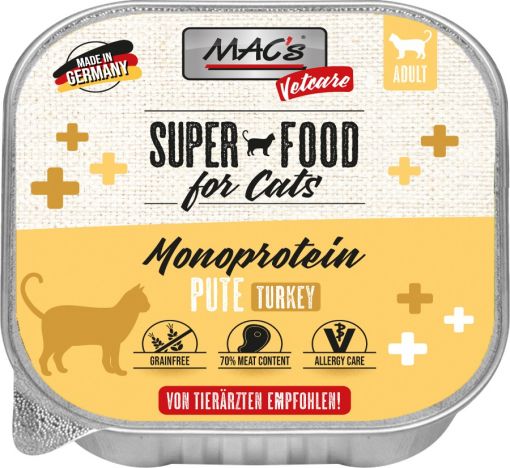 MACs Cat Vetcare Mono Pute 100g (Menge: 16 je Bestelleinheit)