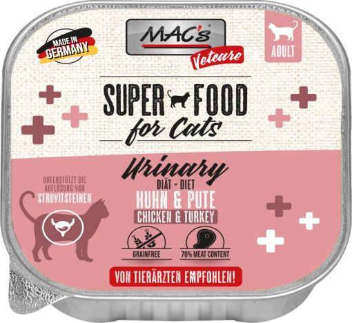MACs Cat Vetcare Urinary Huhn & Pute 100g (Menge: 16 je Bestelleinheit)