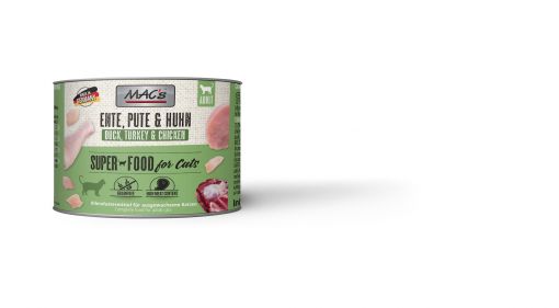 MACs Cat Ente, Pute & Huhn 200g (Menge: 6 je Bestelleinheit)