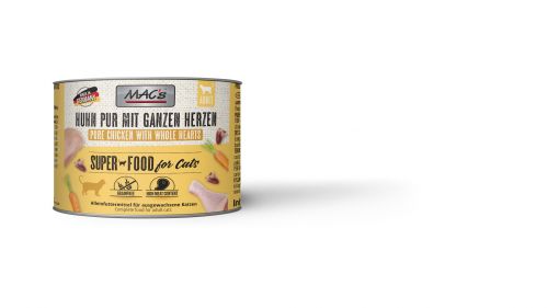 MACs Cat Huhn Pur mit ganzen Herzen 200g (Menge: 6 je Bestelleinheit)