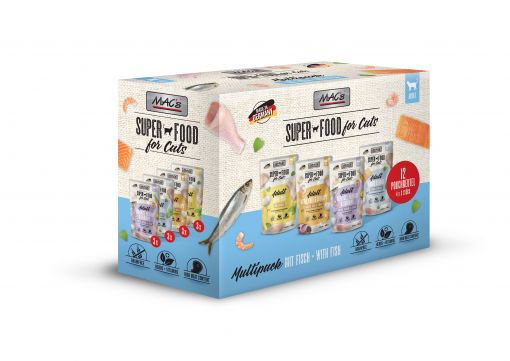 MACs Cat Pouch Pack Multipack Fisch 12x100g
