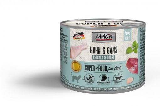 MACs Cat Huhn & Gans 200g (Menge: 6 je Bestelleinheit)