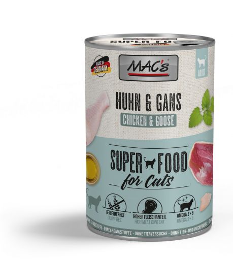 MACs Cat Huhn & Gans 400g (Menge: 6 je Bestelleinheit)