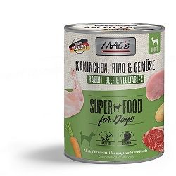 MACs Dog Kaninchen, Rind & Gemüse 800g (Menge: 6 je Bestelleinheit)