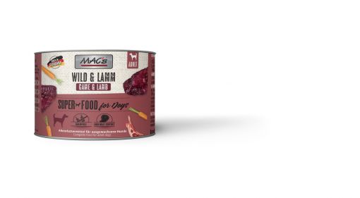 MACs Dog Wild & Lamm 200g (Menge: 6 je Bestelleinheit)