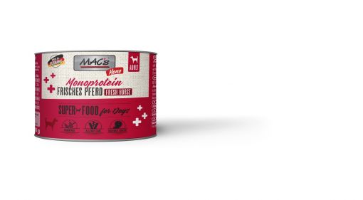 MACs Dog Mono Frisches Pferd 200g (Menge: 6 je Bestelleinheit)