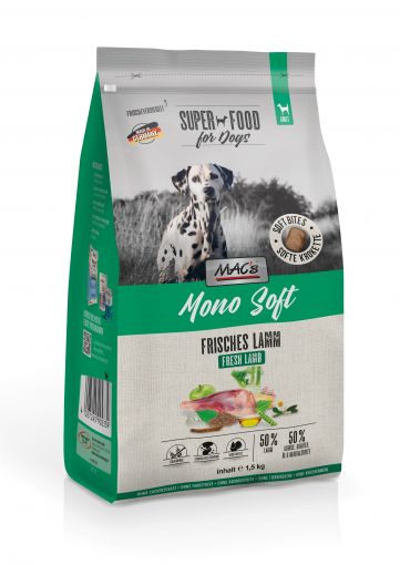 MACs Dog Mono Soft Frisches Lamm 1,5kg