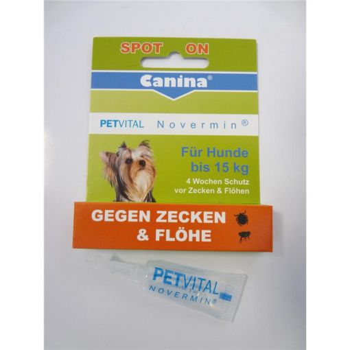 Canina Petvital Novermin für kleine Hunde 2ml