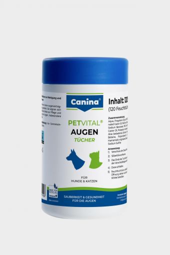 Canina Petvital Augentücher 120 Stück