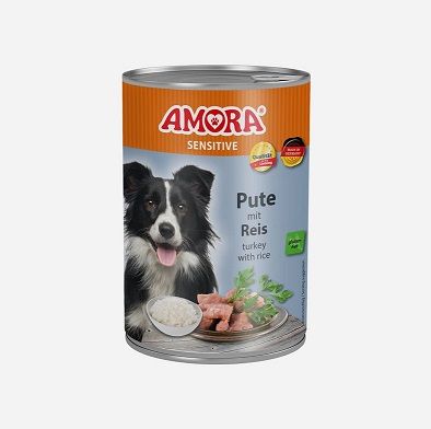 AMORA Dog Sensitive Pute & Reis 400g (Menge: 6 je Bestelleinheit)