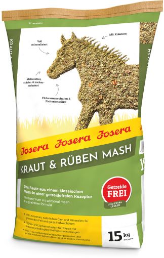 Josera Pferd Kraut & Rüben Mash 15 kg