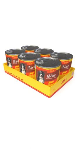 JosiDog Dose Paté Beef 800g (Menge: 6 je Bestelleinheit)