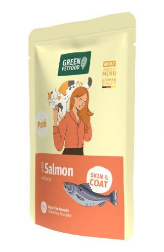 Green Petfood Cat Paté Salmon 85g (Menge: 8 je Bestelleinheit) Green Petfood Cat Paté Salmon 85g (Menge: 8 je Bestelleinheit)