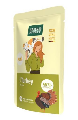 Green Petfood Cat Paté Turkey 85g (Menge: 8 je Bestelleinheit) Green Petfood Cat Paté Turkey 85g (Menge: 8 je Bestelleinheit)