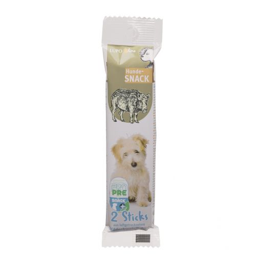 Luposan Lupolino Hunde-Sticks Wildschwein 2 Stück 50g Luposan Lupolino Hunde-Sticks Wildschwein 2 Stück 50g