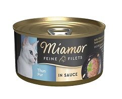 Miamor Dose Feine Filets Thunfisch Pur in Sauce 85g (Menge: 24 je Bestelleinheit)
