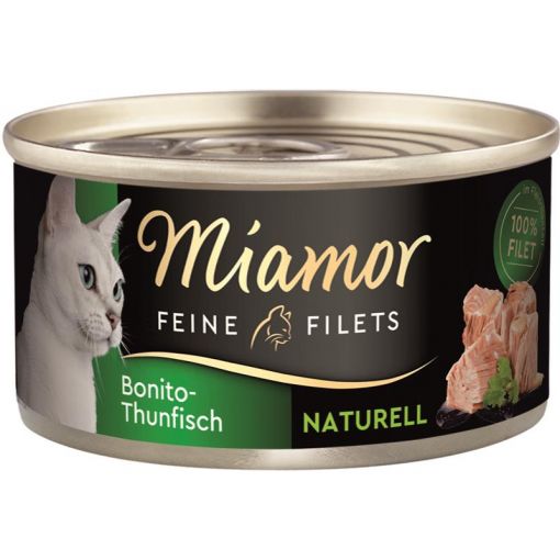Miamor  Dose Feine Filets Naturelle Bonito-Thunfisch 80 g (Menge: 24 je Bestelleinheit)