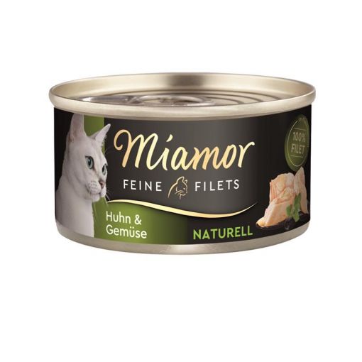 Miamor Feine Filets Naturell Huhn & Gemüse 80g (Menge: 24 je Bestelleinheit)