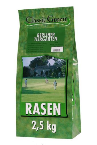 Classic Green Rasen Berliner Tiergarten Plastikbeutel 2,5kg (Menge: 4 je Bestelleinheit)
