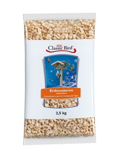 Classic Bird Erdnusskerne blanchiert 2,5kg (Menge: 4 je Bestelleinheit)