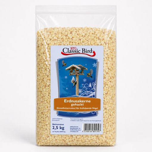 Classic Bird Erdnusskerne gehackt 2,5 kg (Menge: 4 je Bestelleinheit) Classic Bird Erdnusskerne gehackt 2,5 kg (Menge: 4 je Bestelleinheit)