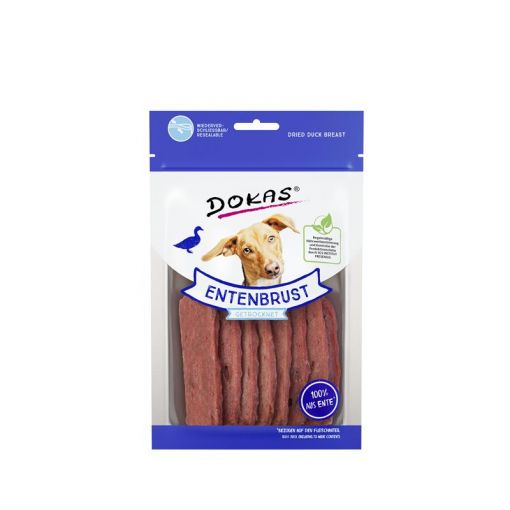 Dokas Dog Entenbrustfilet getrocknet 70 g (Menge: 12 je Bestelleinheit)